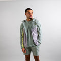 Horizon Track Jacket - Green/Grey