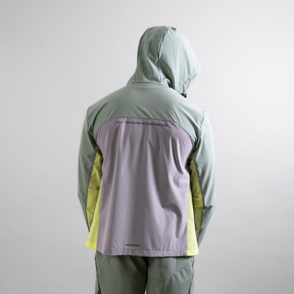 Horizon Track Jacket - Green/Grey