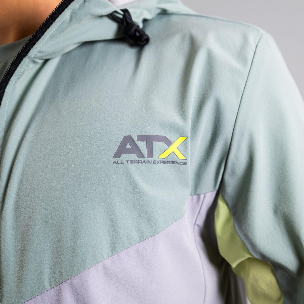 Horizon Track Jacket - Green/Grey