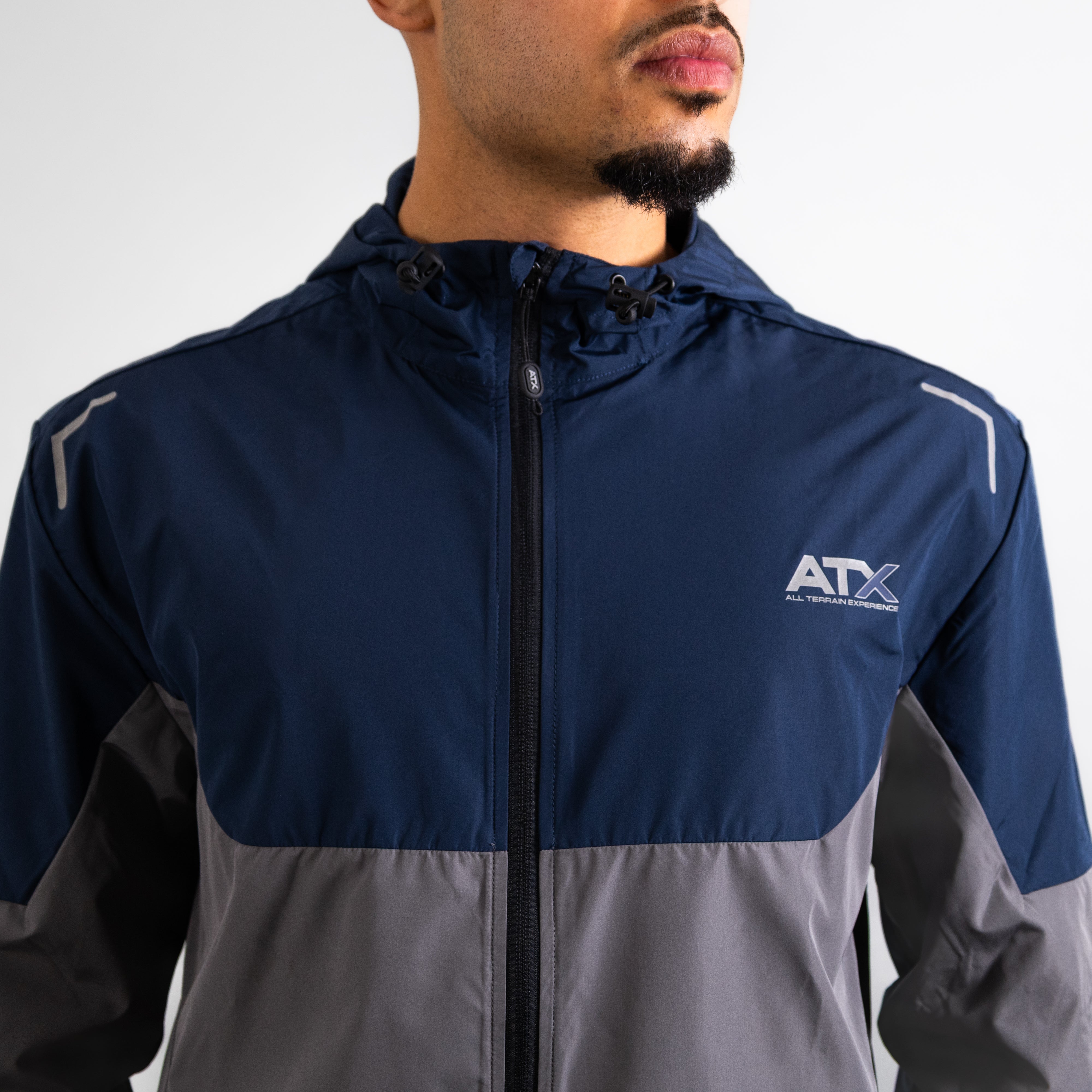 Boulder Track Jacket - Navy/Dark Grey – All Terrain Experience