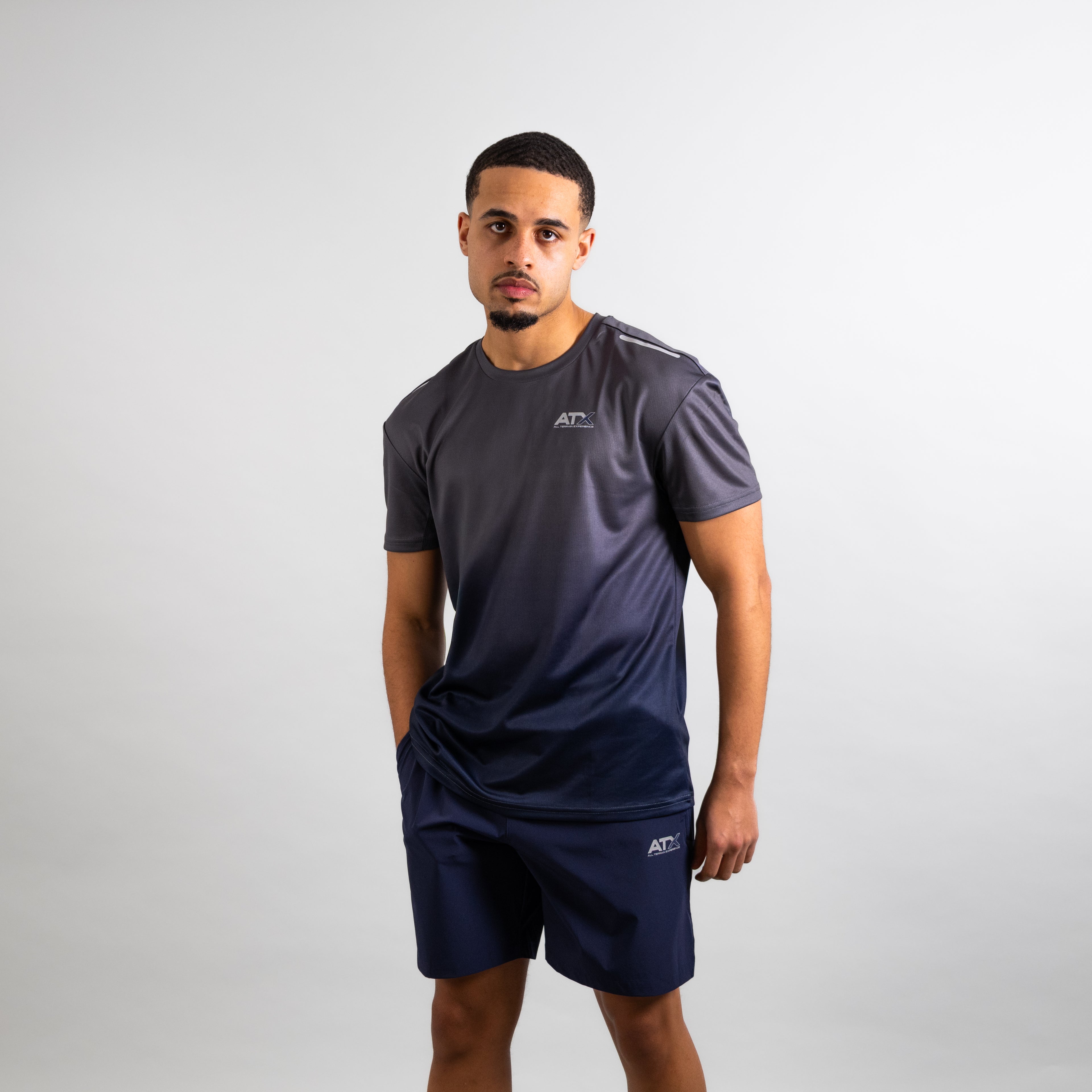 Blaze T-Shirt - Dark Grey/Navy