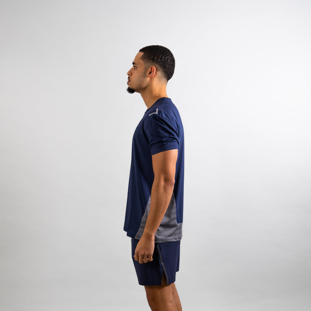 Granite T-Shirt - Navy/Dark Grey