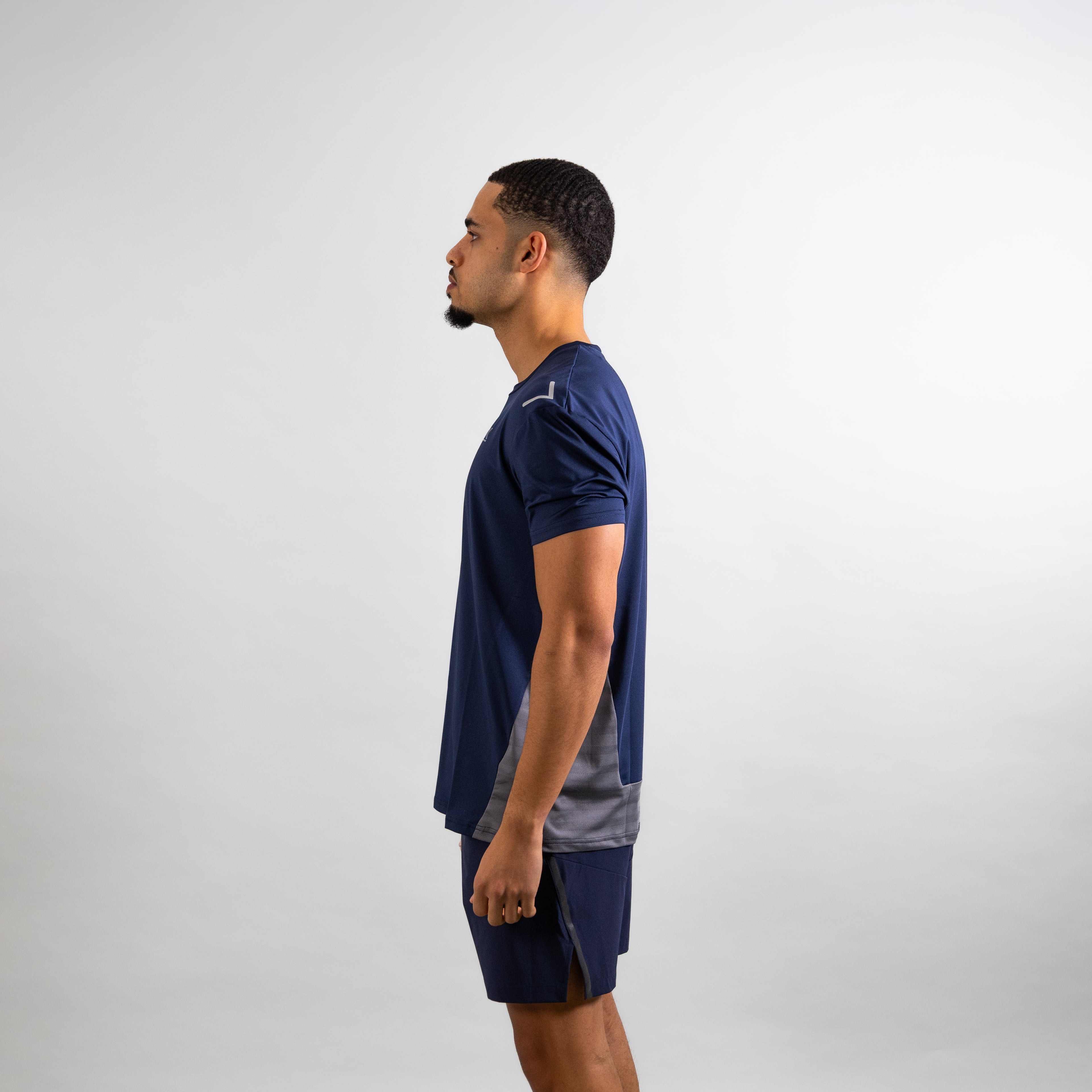 Granite T-Shirt - Navy/Dark Grey
