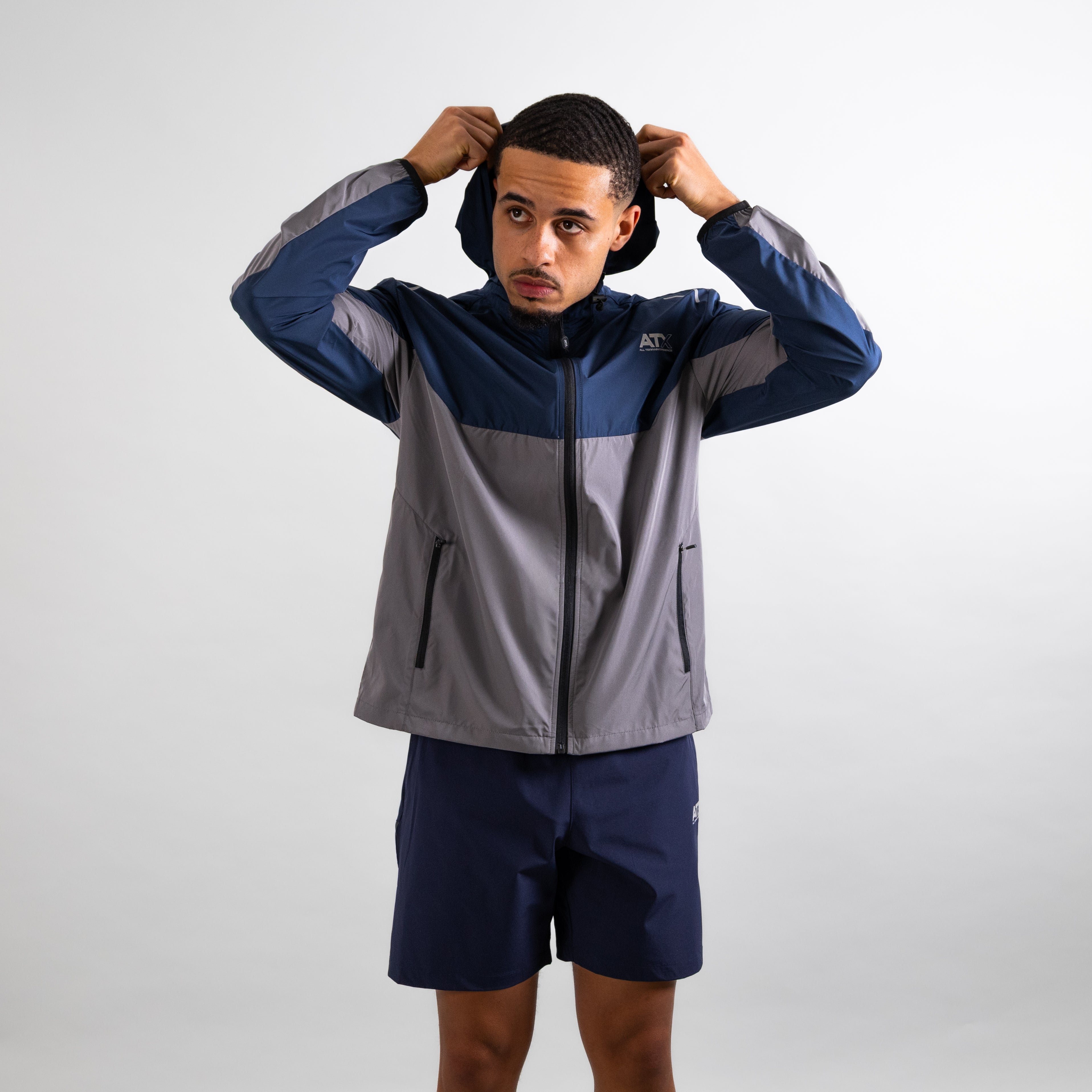 Boulder Track Jacket - Navy/Dark Grey – All Terrain Experience