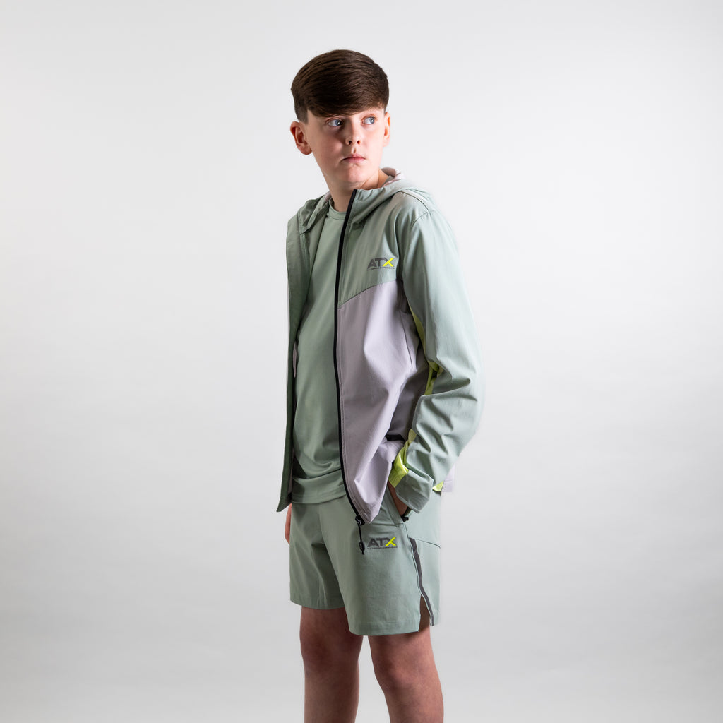Juniors Drift Shorts - Green/Grey