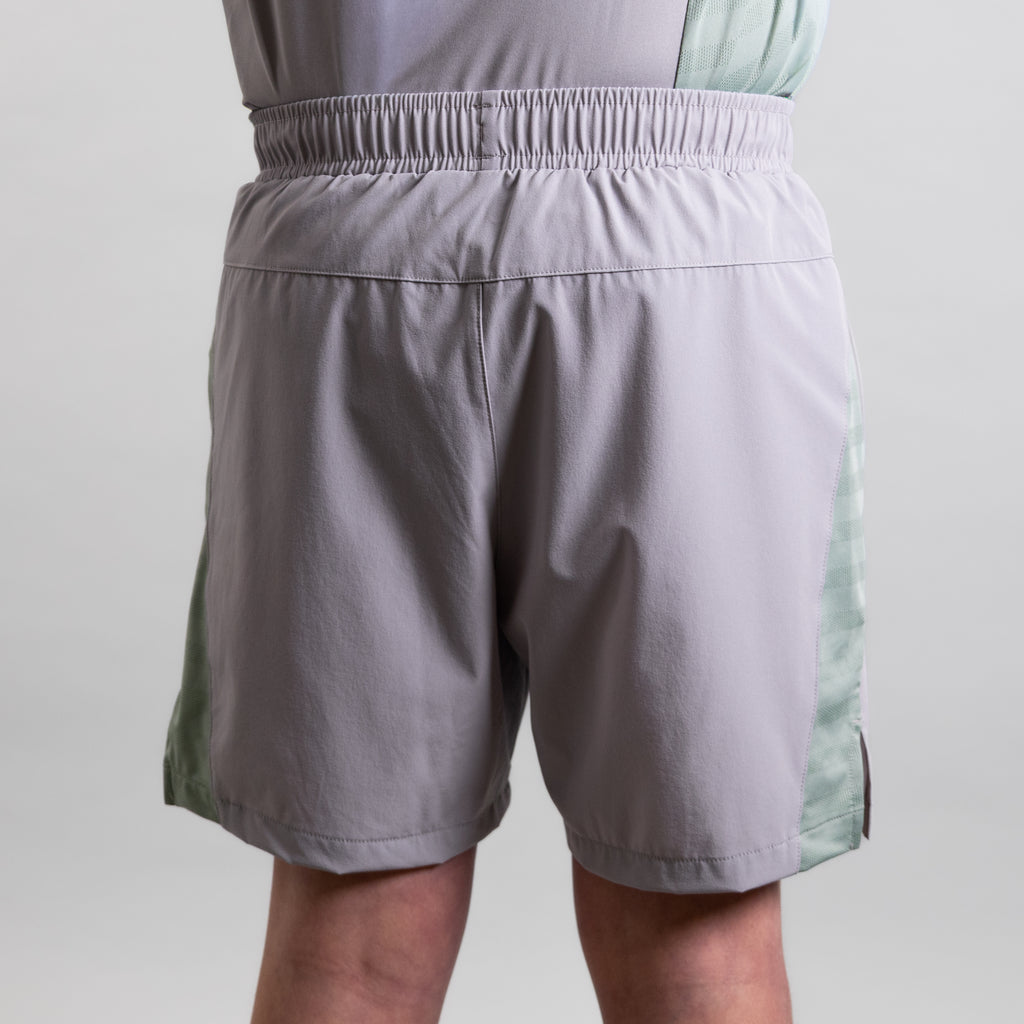 Juniors Cascade T-Shirt / Shorts Set - Grey/Green