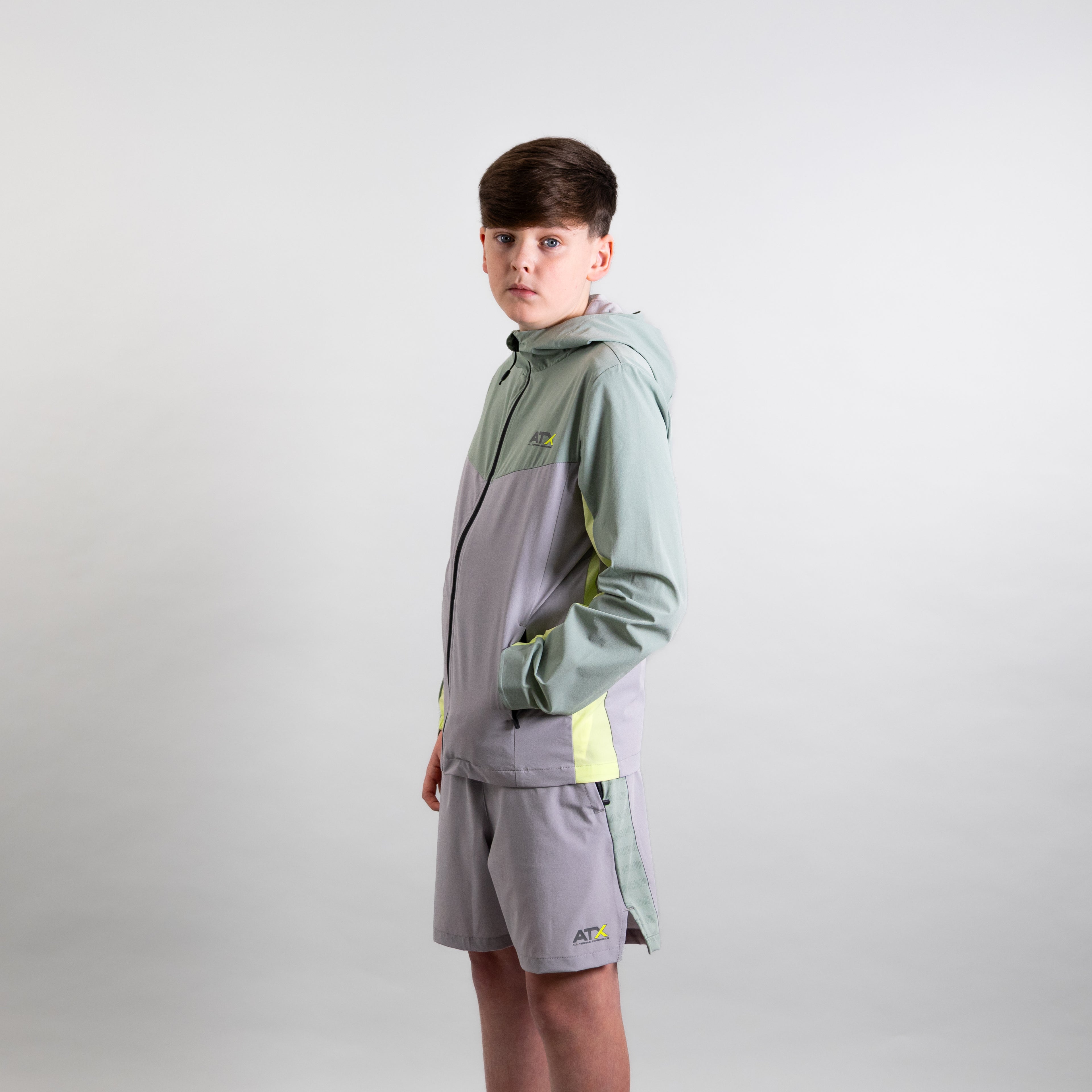 Juniors Horizon Tri-Set - Green/Grey
