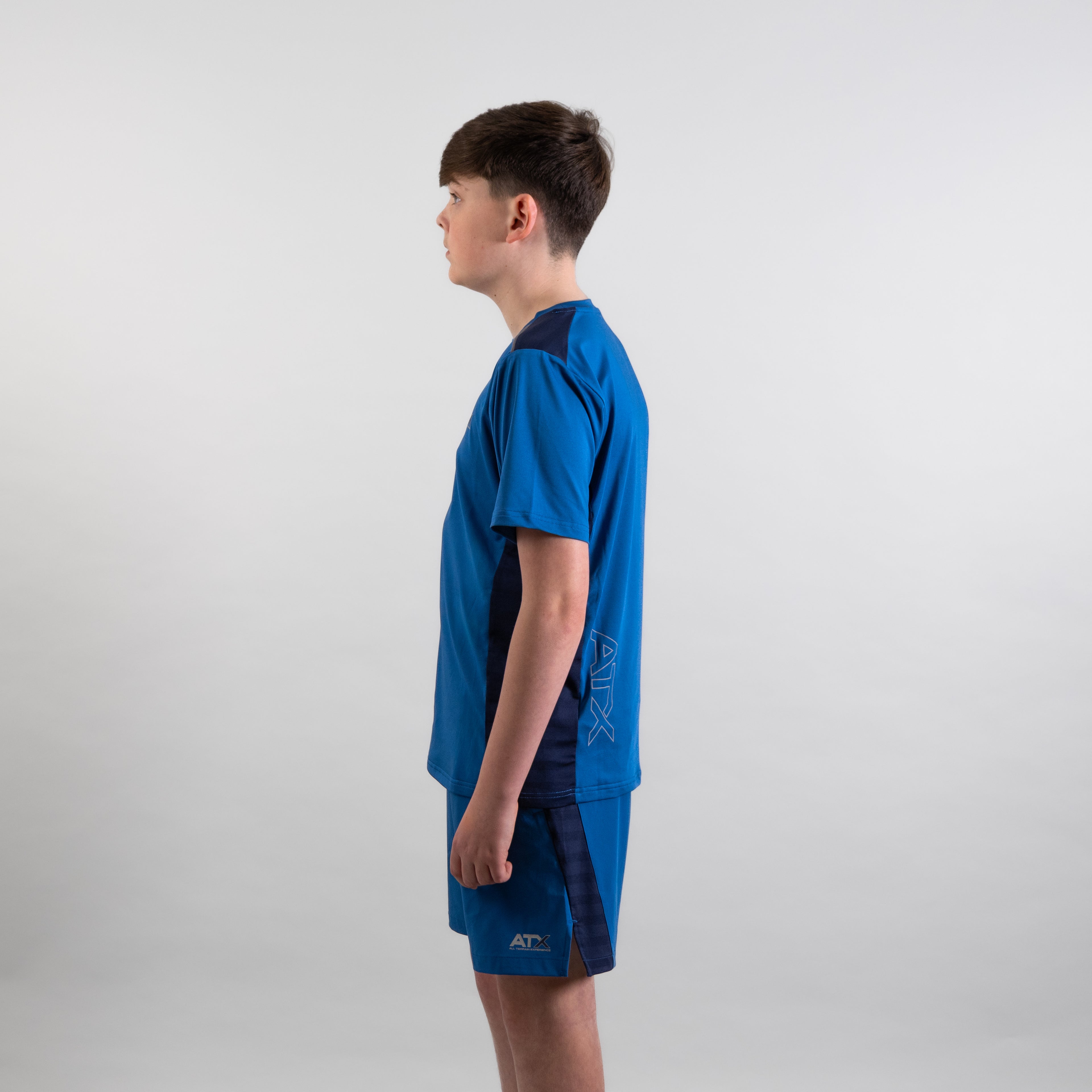 Juniors Cascade T-Shirt / Shorts Set - Dark Blue/Navy