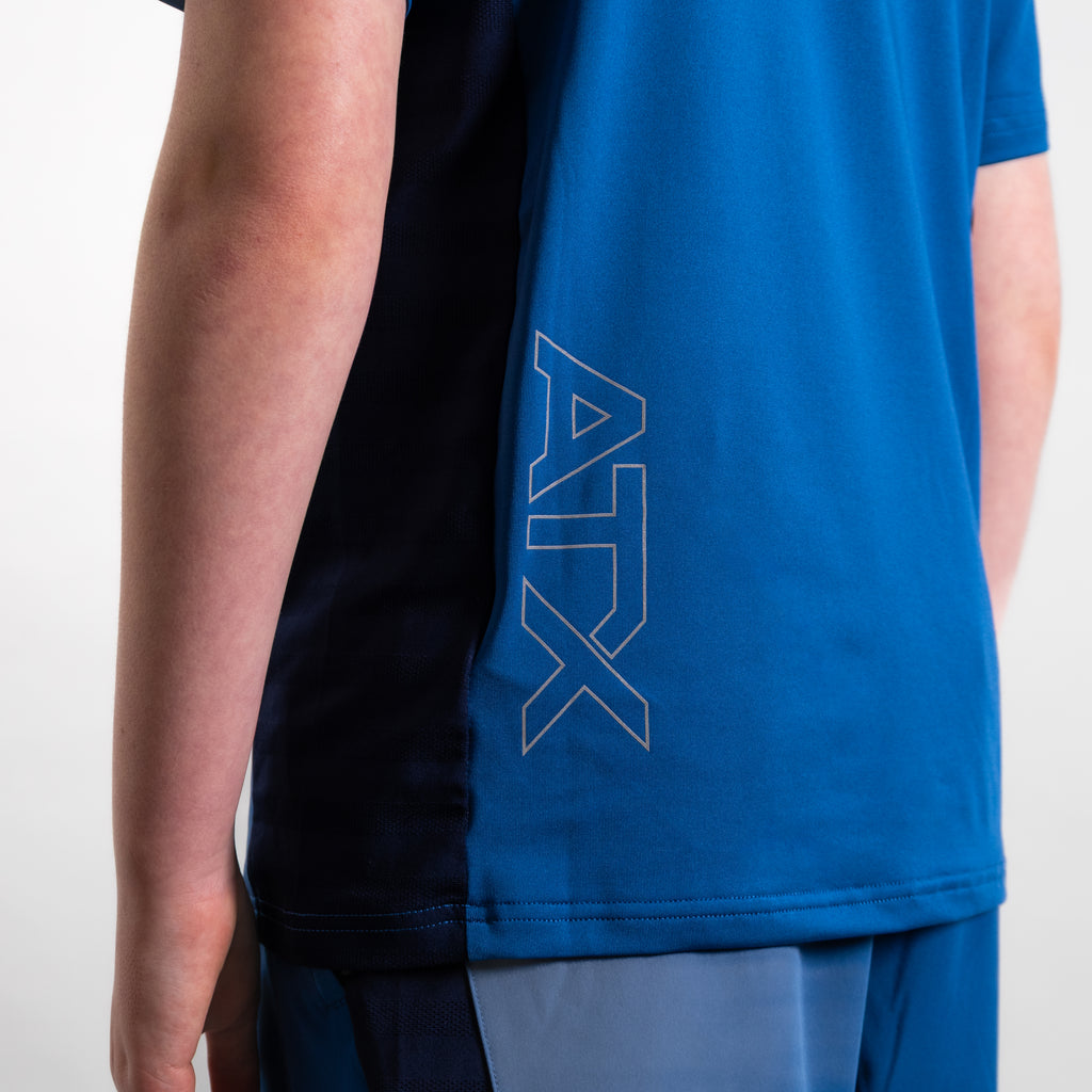 Juniors Cascade T-Shirt / Shorts Set - Dark Blue/Navy