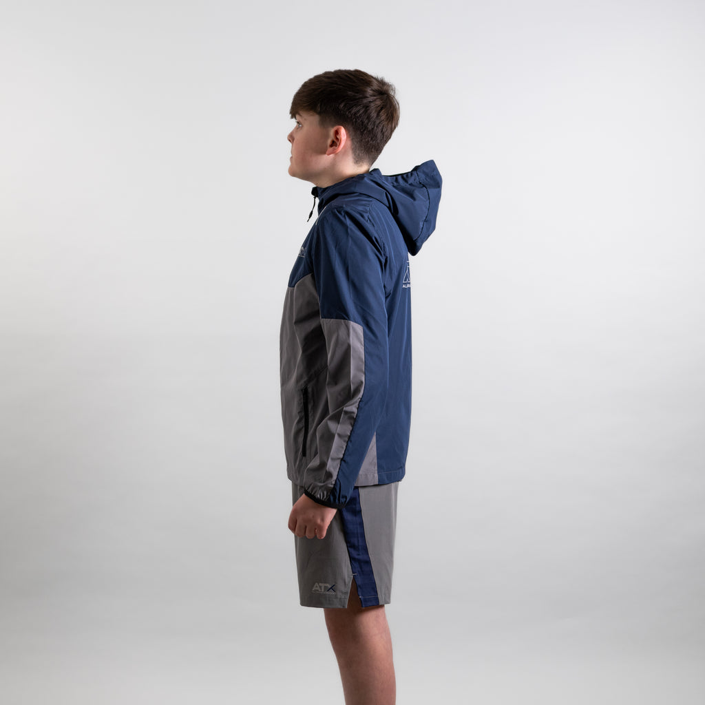 Juniors Boulder Track Jacket - Navy/Dark Grey