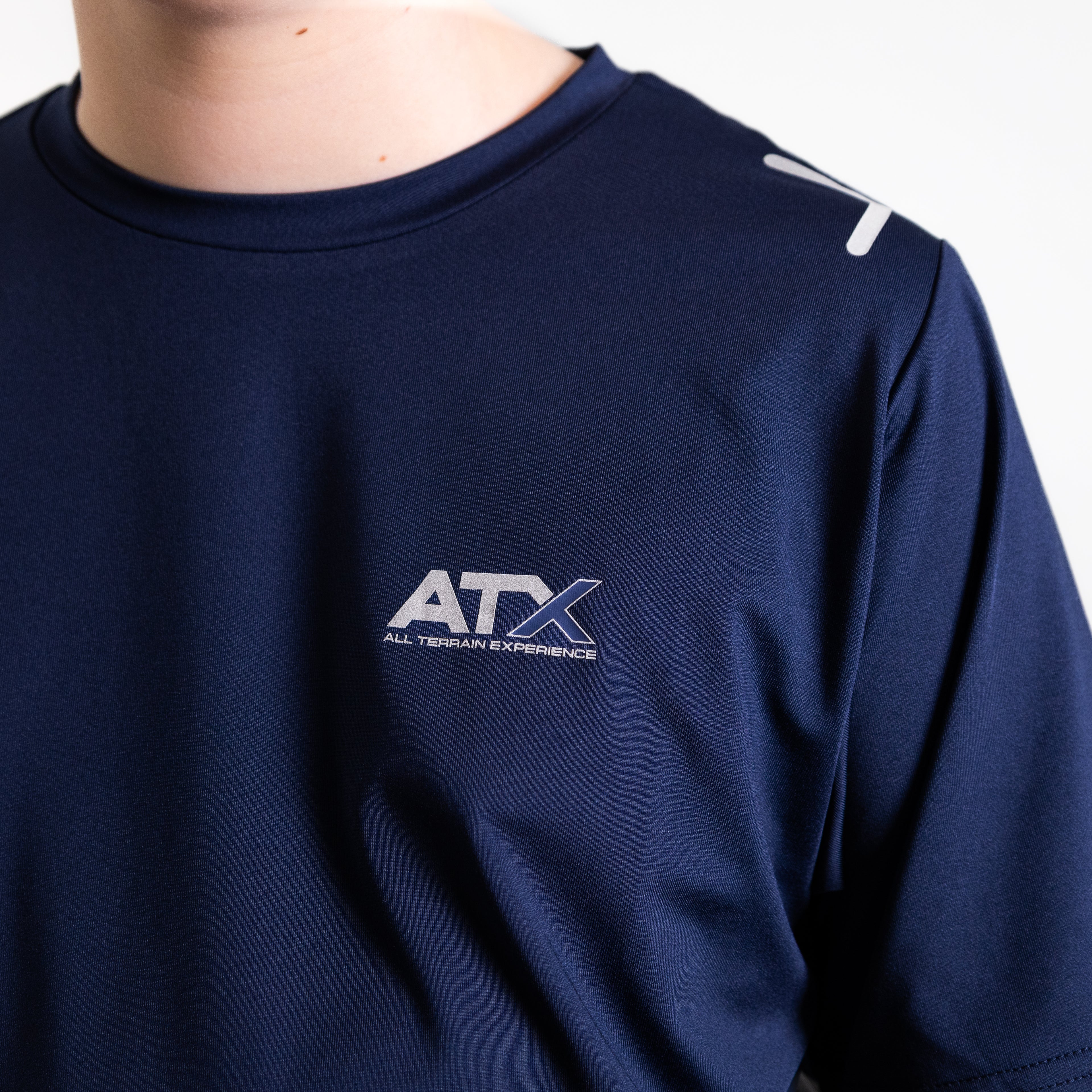 Juniors Granite T-Shirt / Shorts Set - Navy/Dark Grey