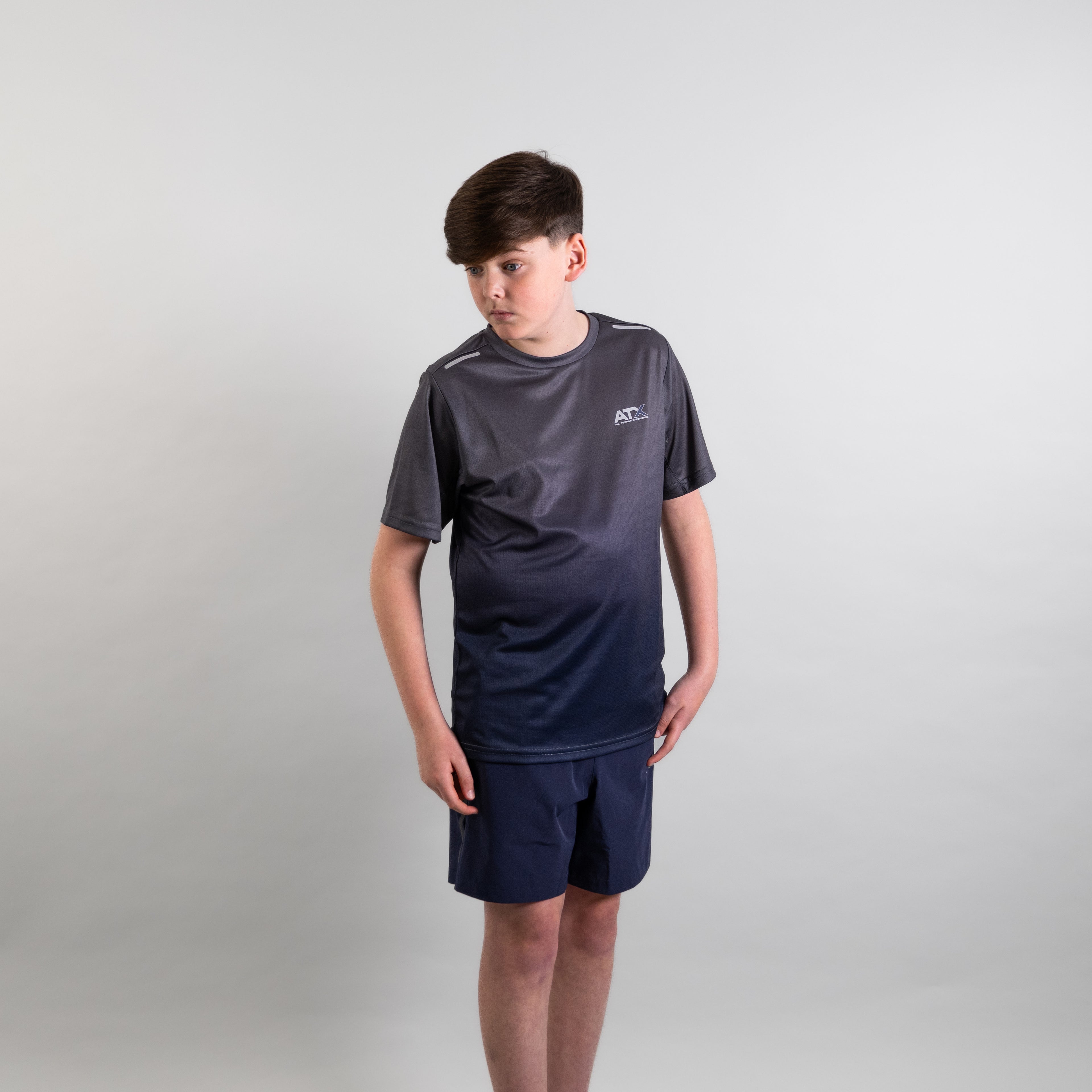 Juniors Blaze T-Shirt - Dark Grey/Navy