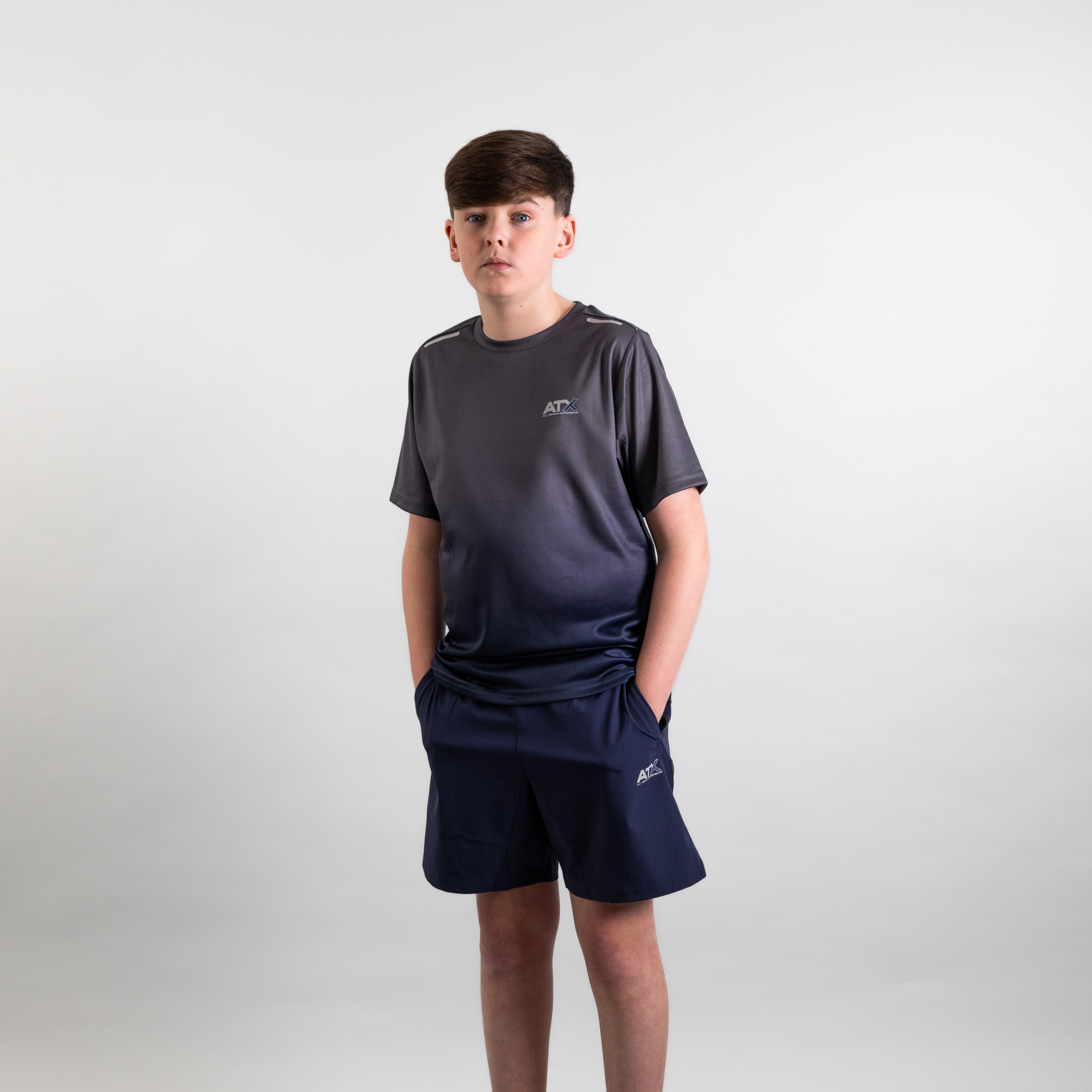 Juniors Blaze T-Shirt - Dark Grey/Navy