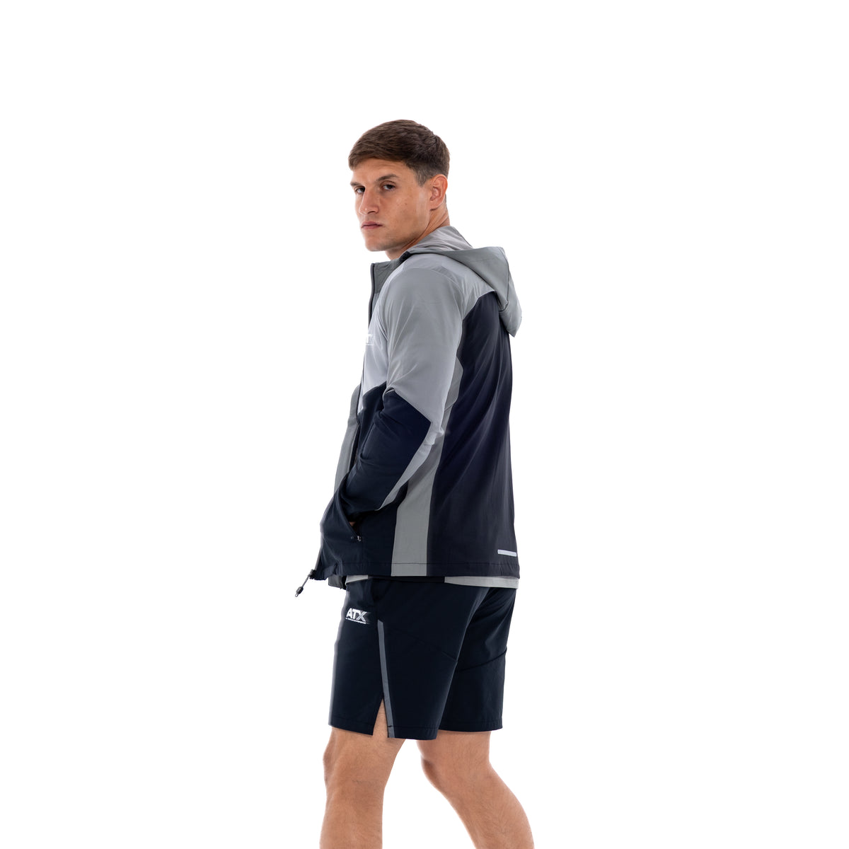 Traverse Track Top - Grey/Black