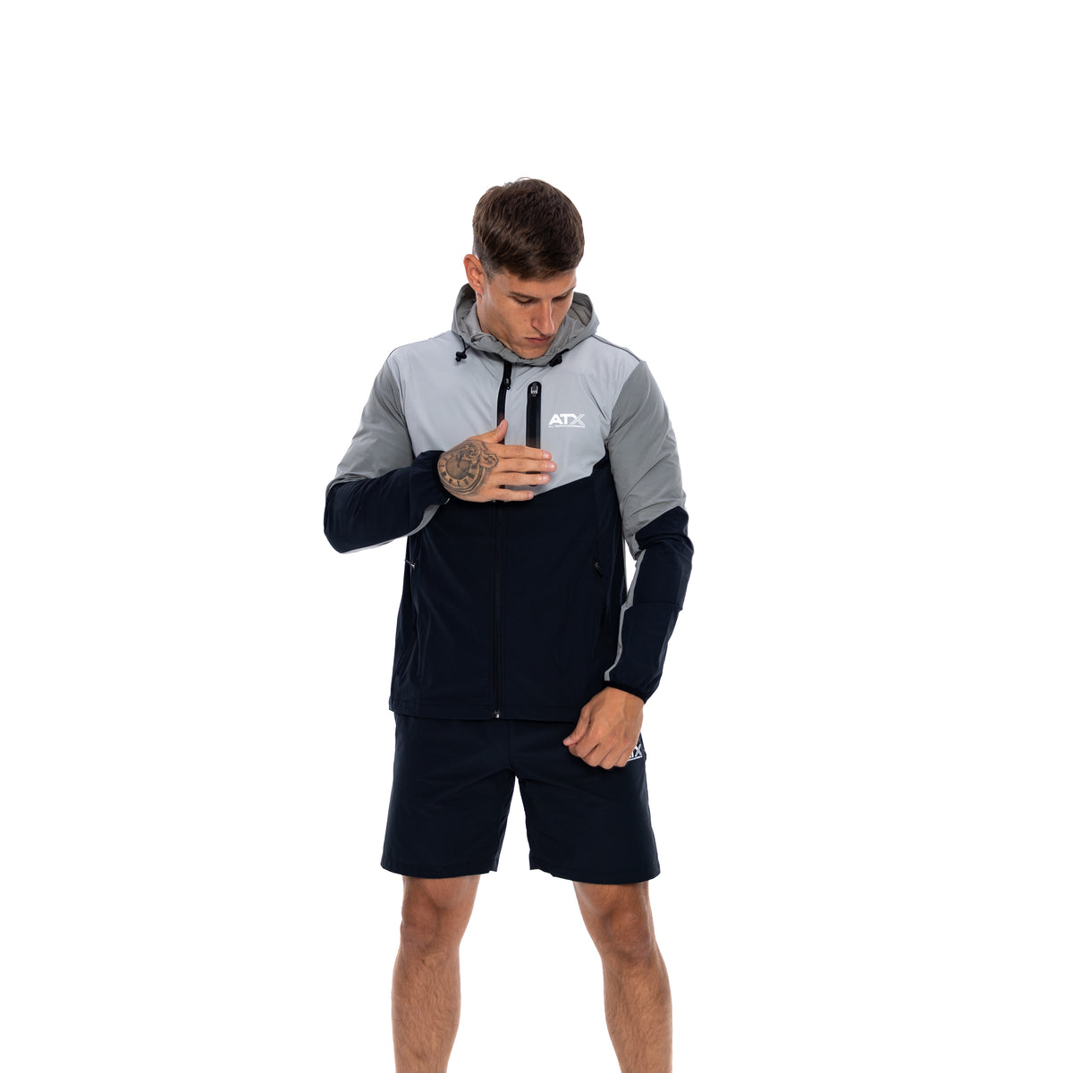 Traverse Track Top - Grey/Black
