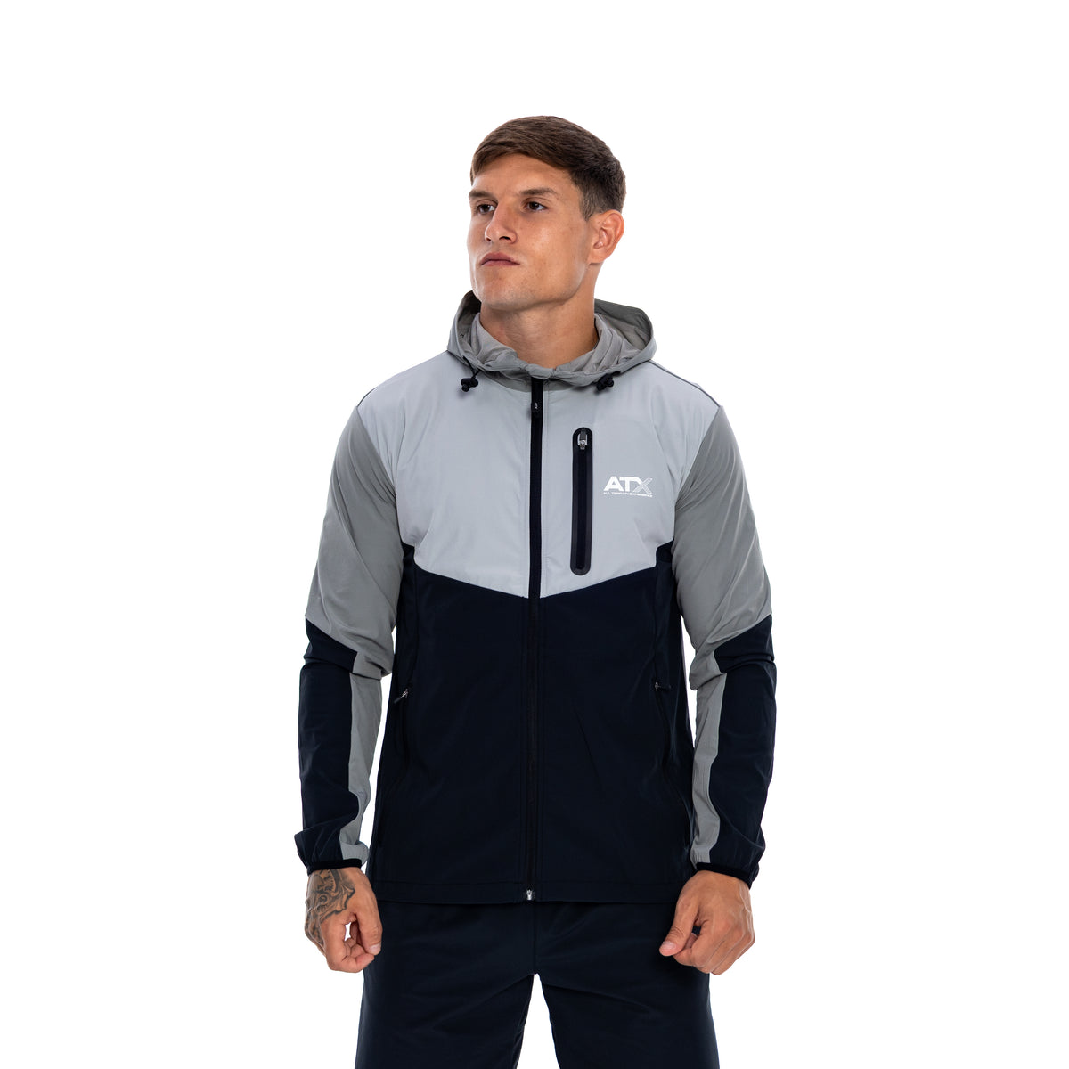 Traverse Track Top - Grey/Black