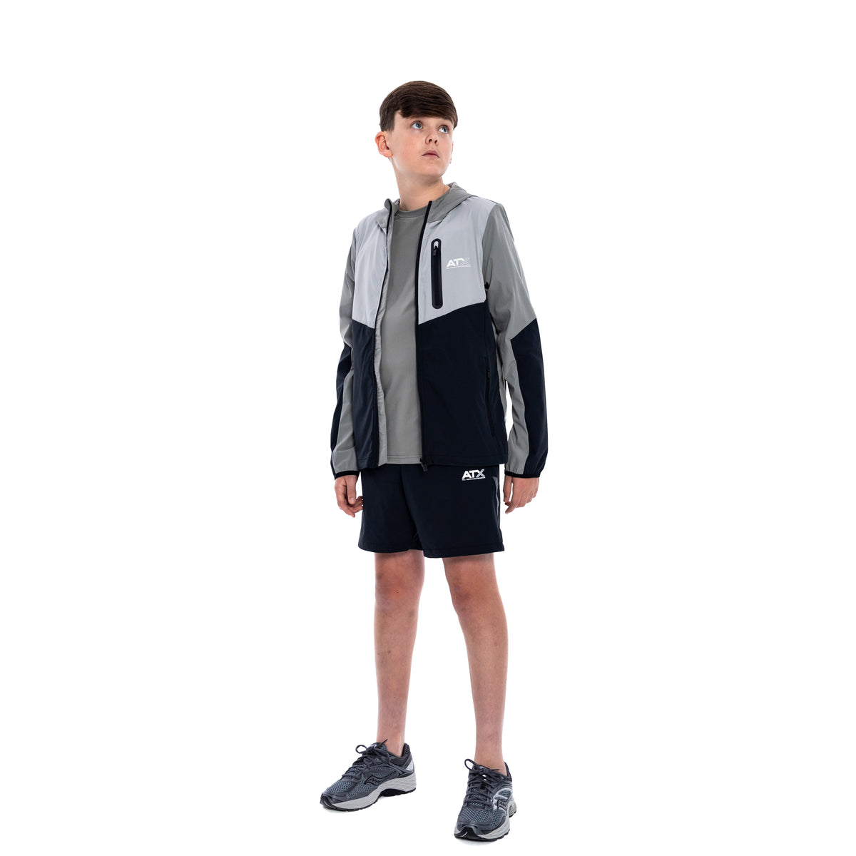 Juniors Traverse Tracksuit - Grey/Black