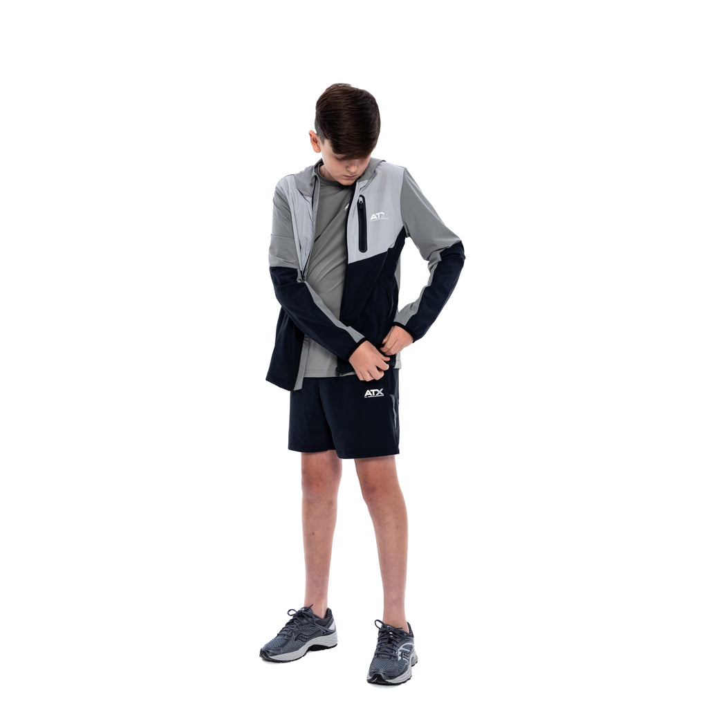 Juniors Traverse Tracksuit - Grey/Black