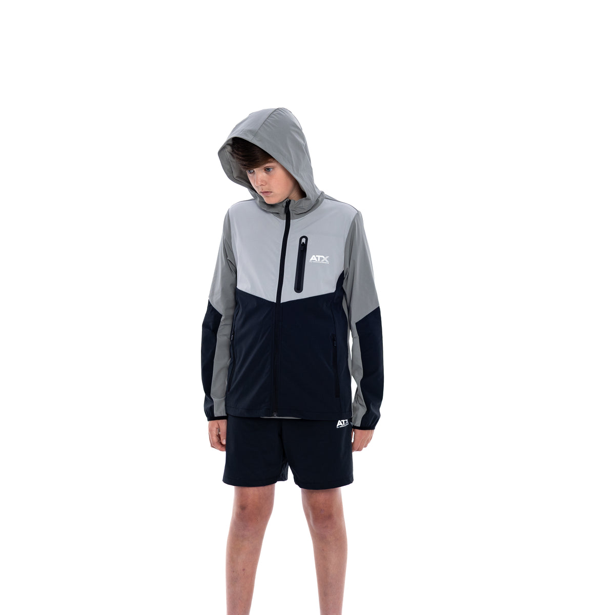 Juniors Traverse Tracksuit - Grey/Black