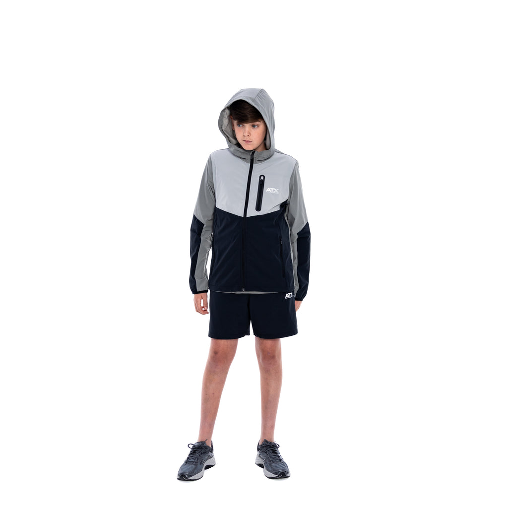Juniors Traverse Tracksuit - Grey/Black