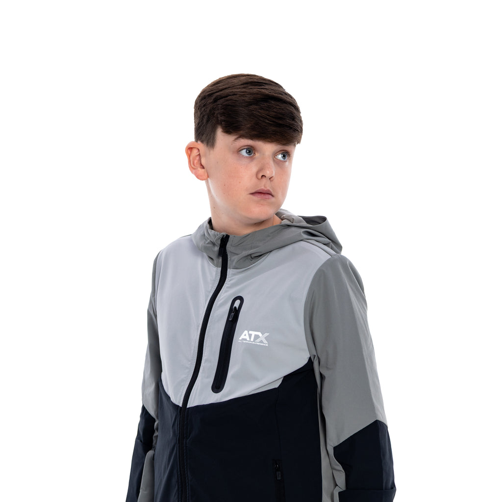 Juniors Traverse Tracksuit - Grey/Black