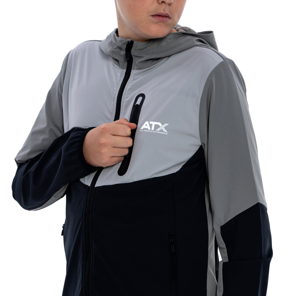 Juniors Traverse Tracksuit - Grey/Black