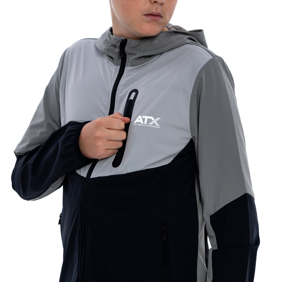 Juniors Traverse Tracksuit - Grey/Black