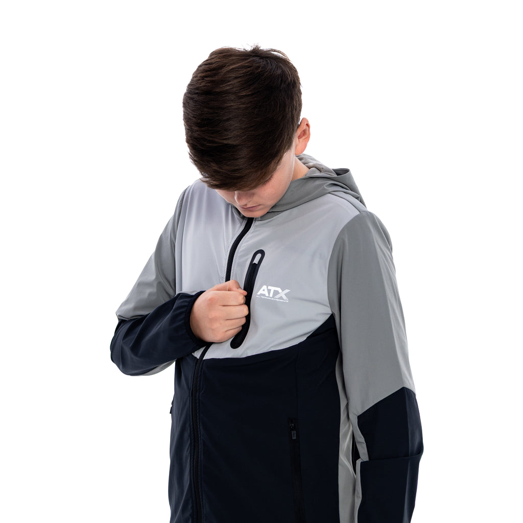 Juniors Traverse Tracksuit - Grey/Black
