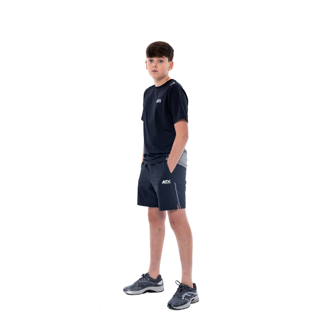 Juniors Granite T-Shirt - Black/Grey