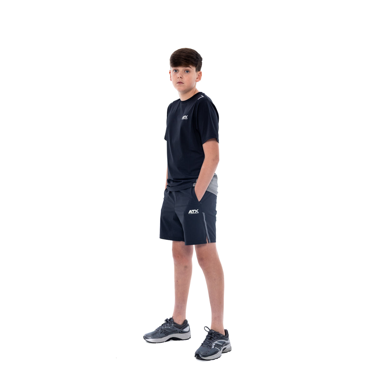 Juniors Granite T-Shirt - Black/Grey