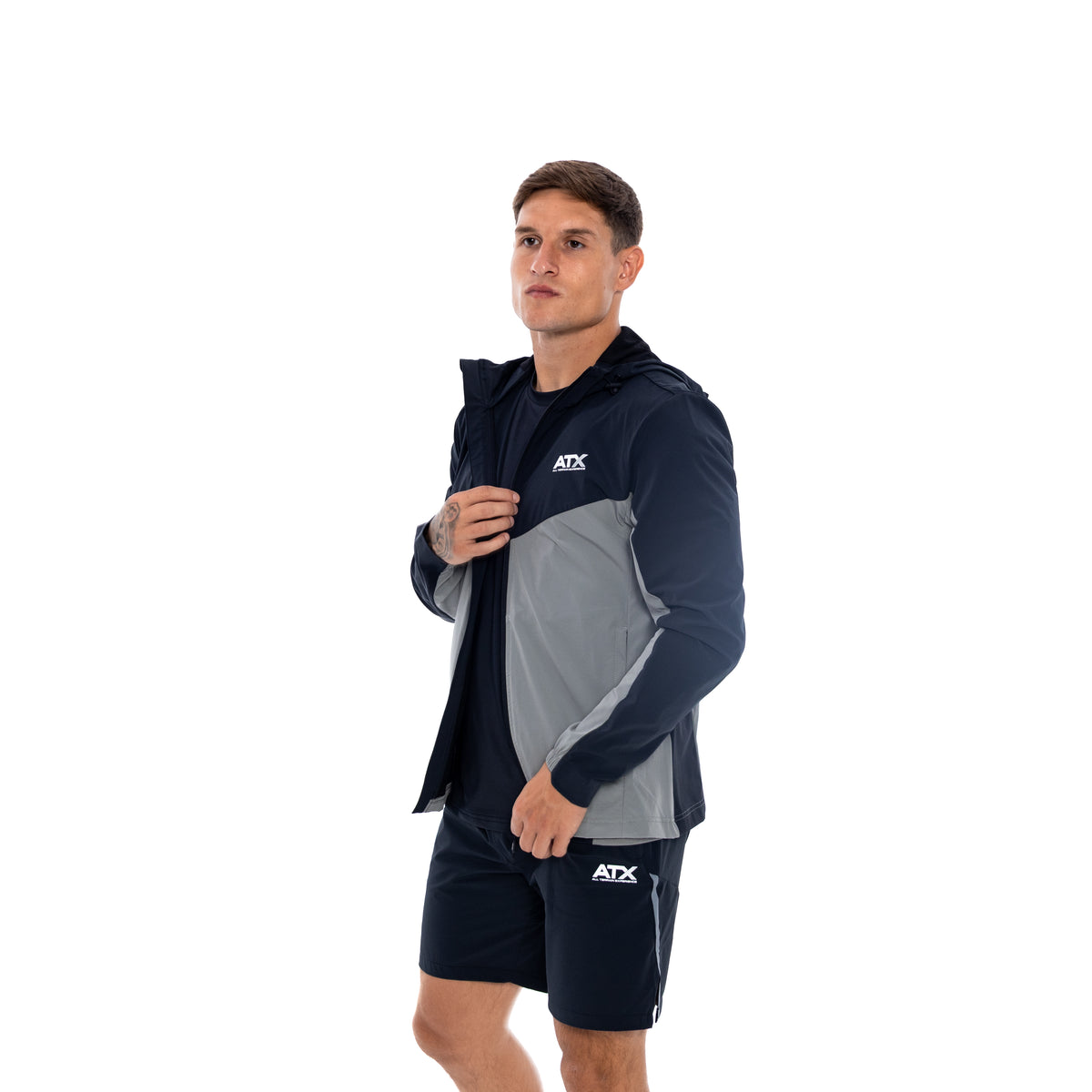 Traverse Track Top - Dark Grey/Navy