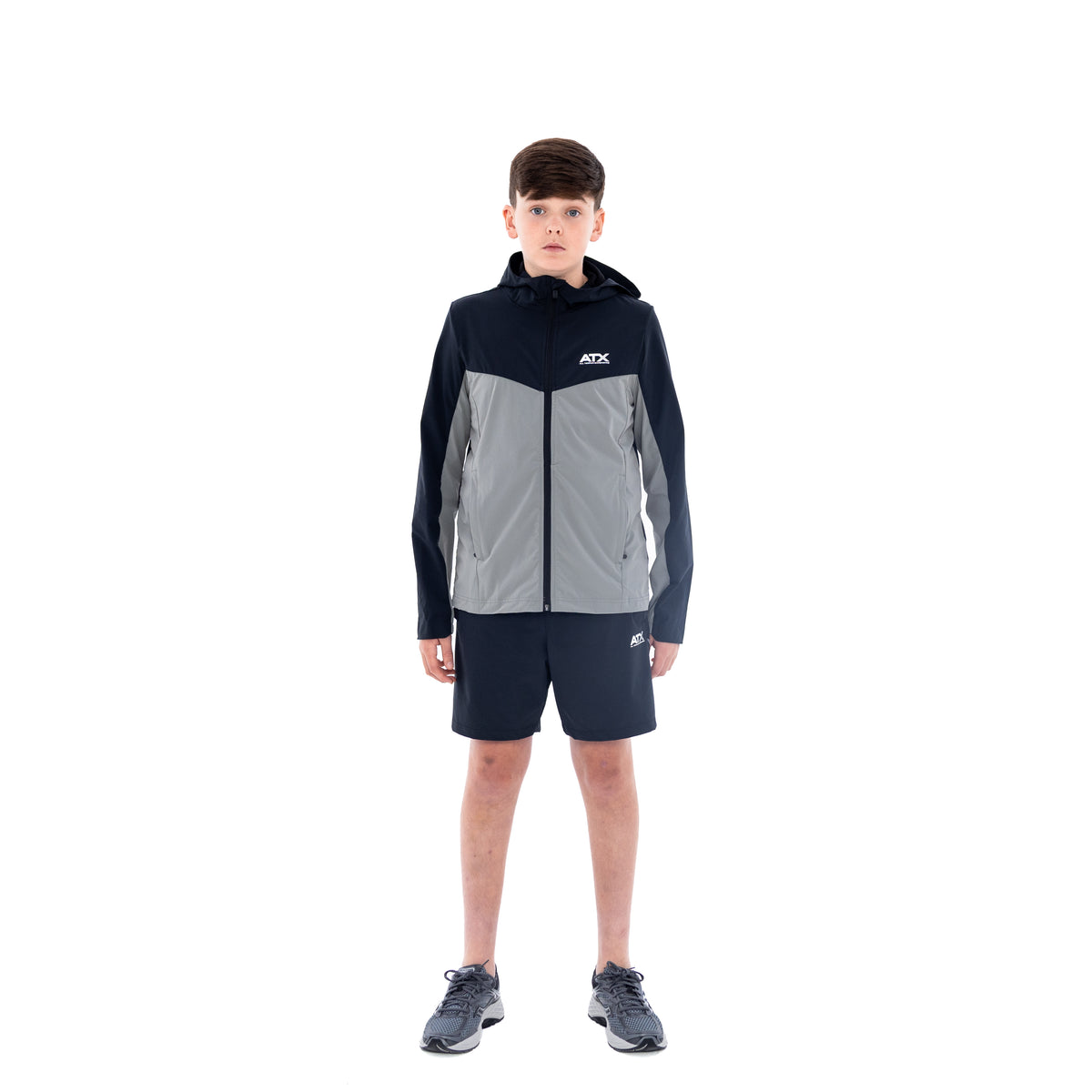 Juniors Horizon Tracksuit - Black/Grey