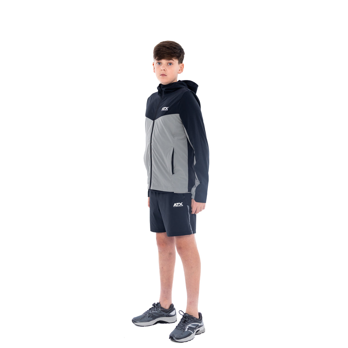 Juniors Horizon Tracksuit - Black/Grey