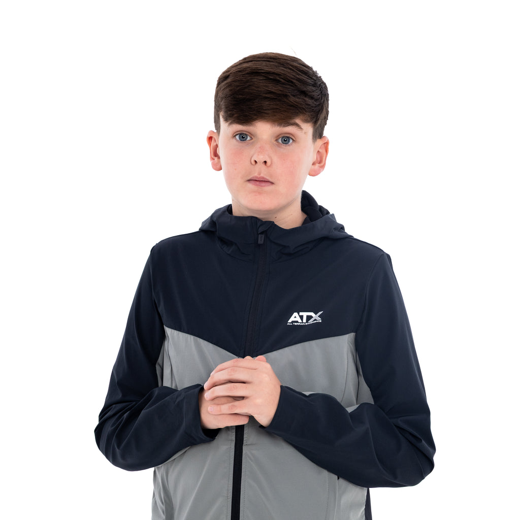 Juniors Horizon Tracksuit - Black/Grey