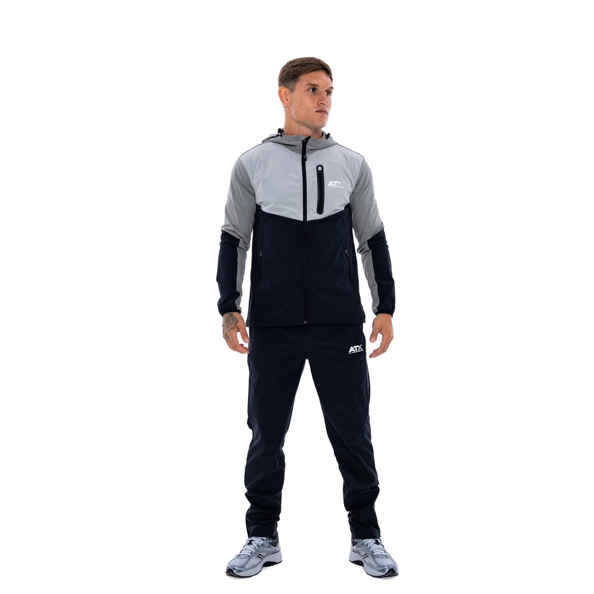 Traverse Track Top - Grey/Black