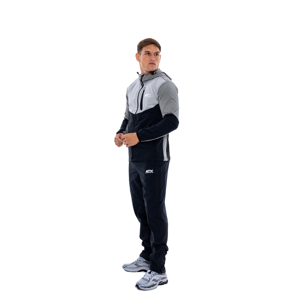 Traverse Track Top - Grey/Black