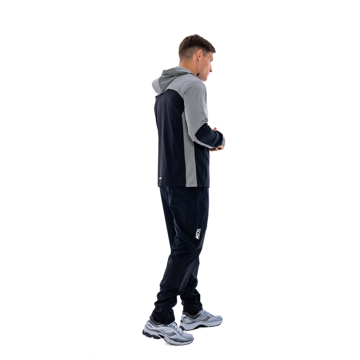 Traverse Track Top - Grey/Black