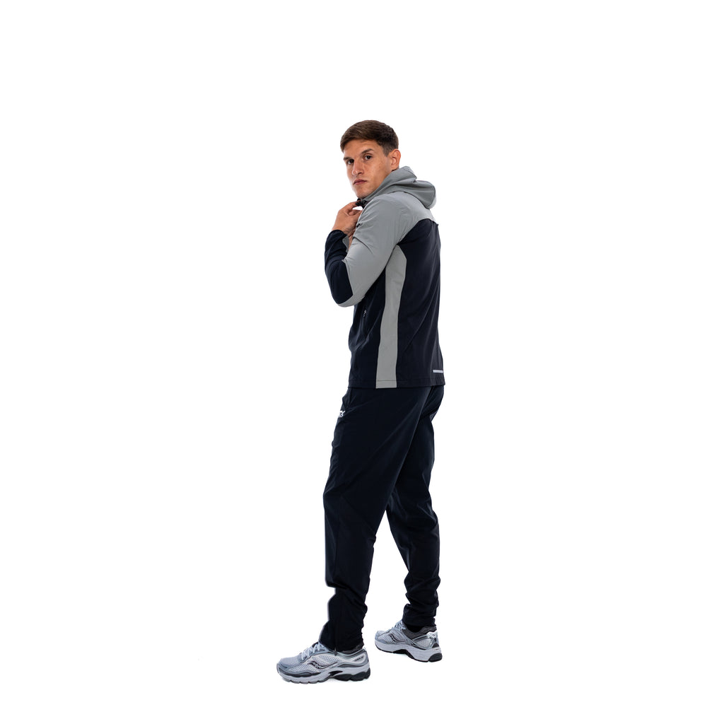 Traverse Track Top - Grey/Black