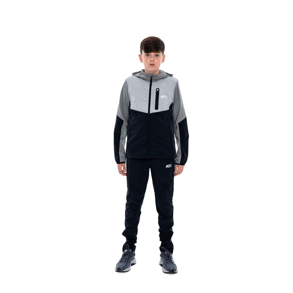 Juniors Traverse Tracksuit - Grey/Black