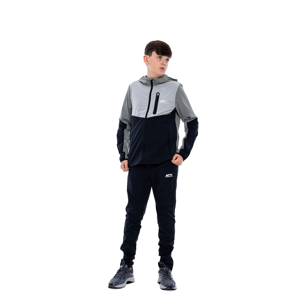 Juniors Traverse Tracksuit - Grey/Black
