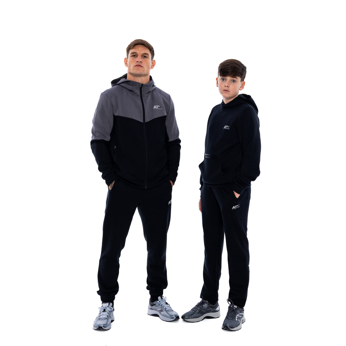 Tundra FZ Hoodie - Black/Dark Grey