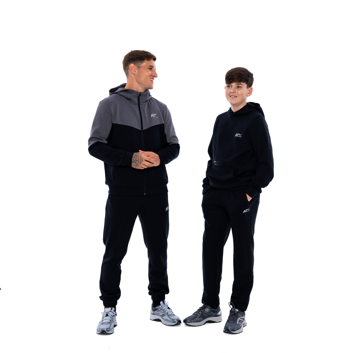 Tundra FZ Hoodie - Black/Dark Grey