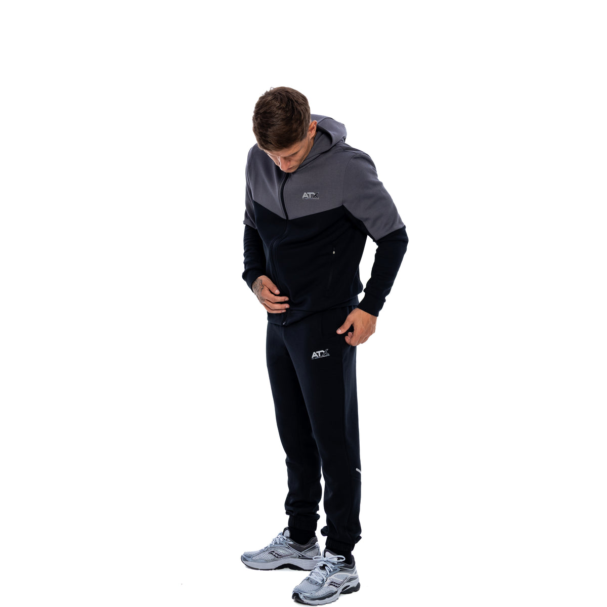 Tundra FZ Hoodie - Black/Dark Grey