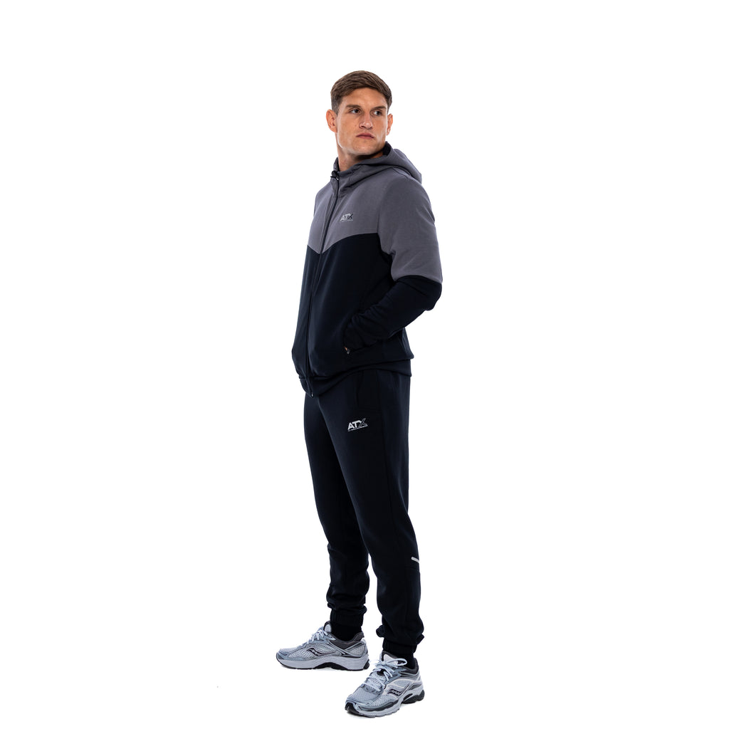 Tundra FZ Hoodie - Black/Dark Grey