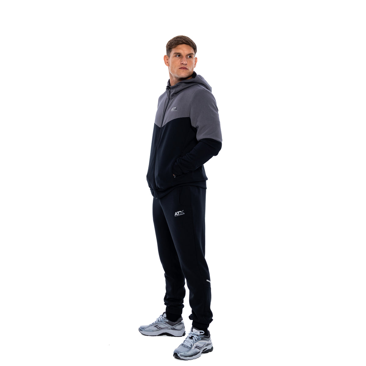 Tundra FZ Hoodie - Black/Dark Grey