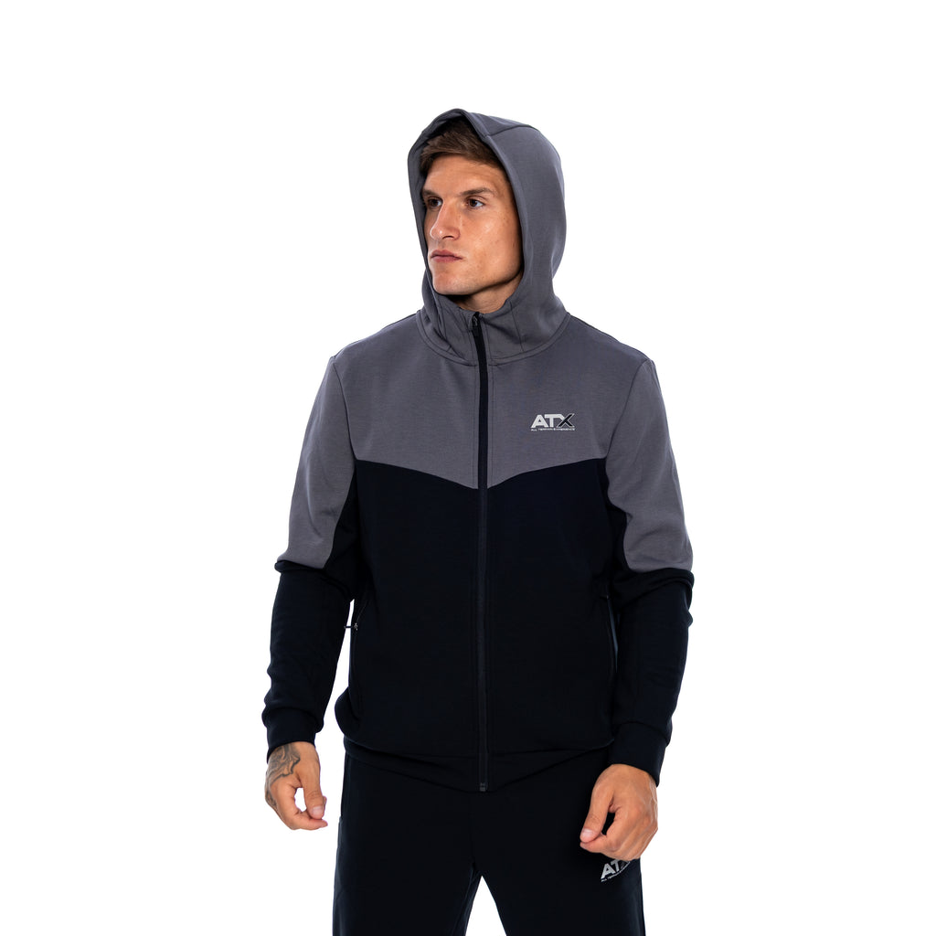 Tundra FZ Hoodie - Black/Dark Grey