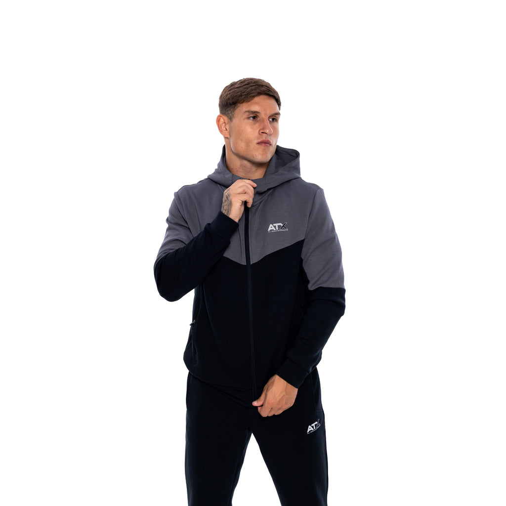 Tundra FZ Hoodie - Black/Dark Grey