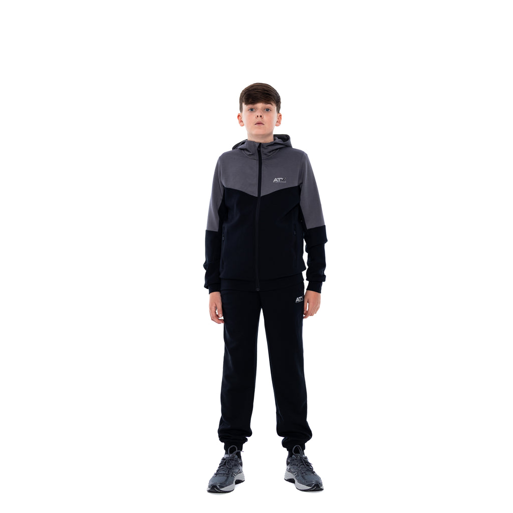 Juniors Tundra FZ Hoodie - Black/Dark Grey