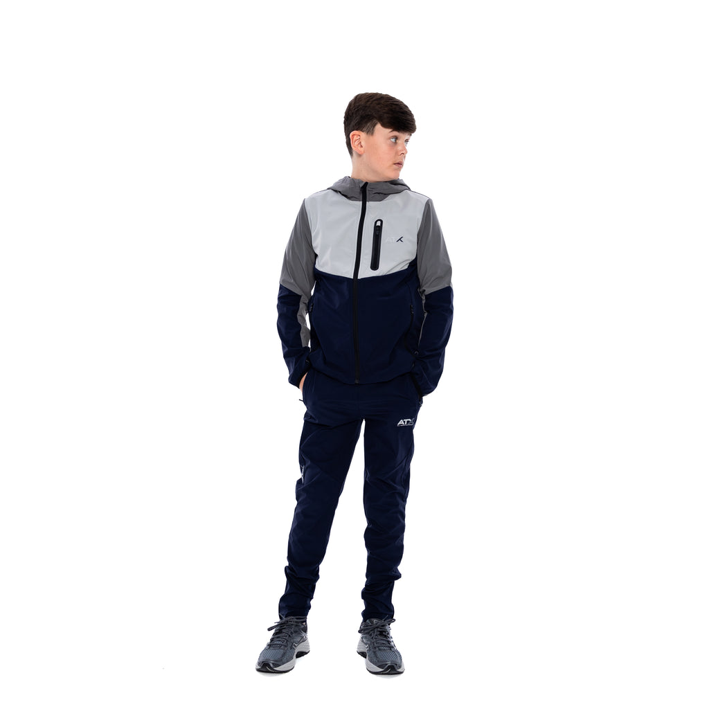 Juniors Traverse Tracksuit - Dark Grey/Navy