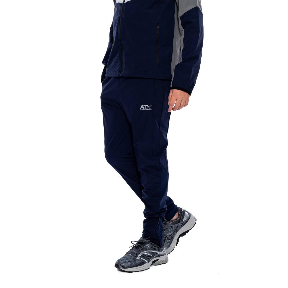 Juniors Traverse Tracksuit - Dark Grey/Navy